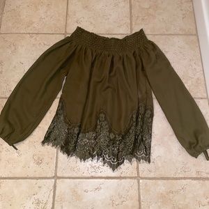 Off the shoulder top